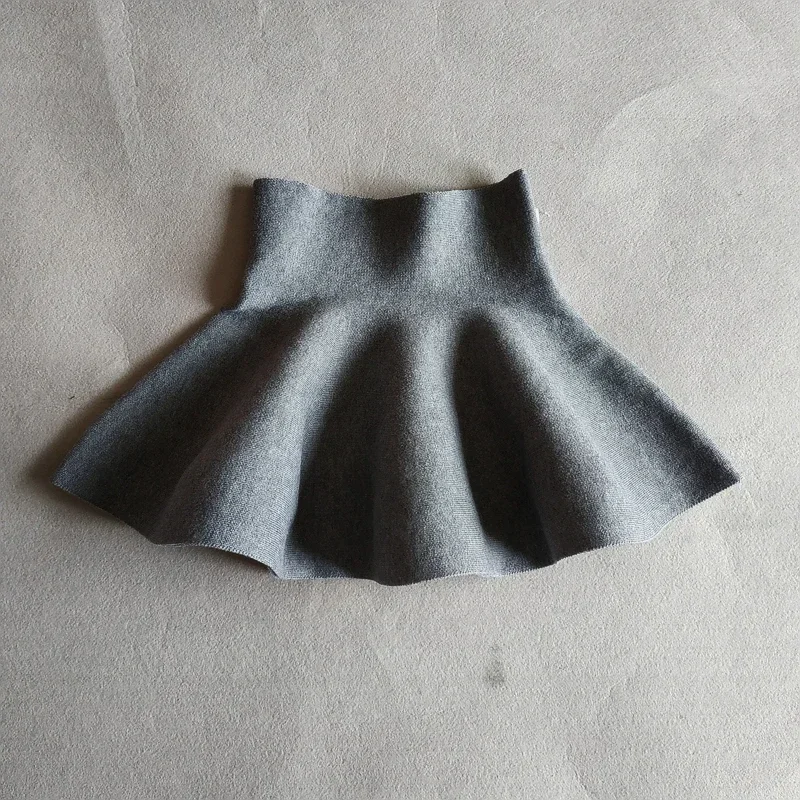 Winter Infant Baby Mädchen Tutu Rock Kinder Mode Mini Plissee Gestrickte Röcke Kleinkind Kinder Kleidung Herbst 2-10Years – Detail 8
