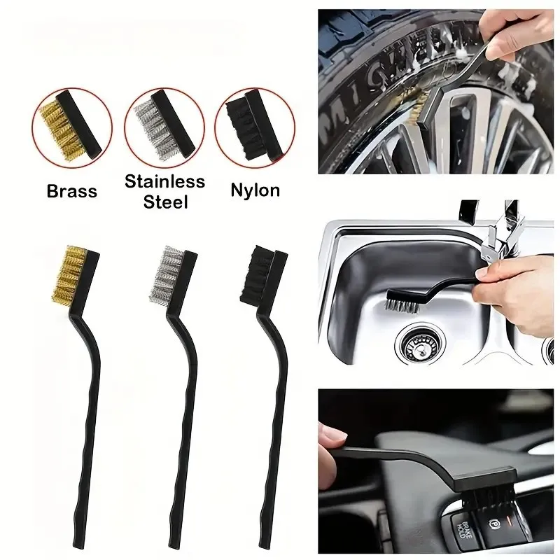 Car Detailing Brush Set The Ultimate Auto Cleaning Kit for Vents Gaps Maintenance Car Air Outlet Detail Clearance Brush