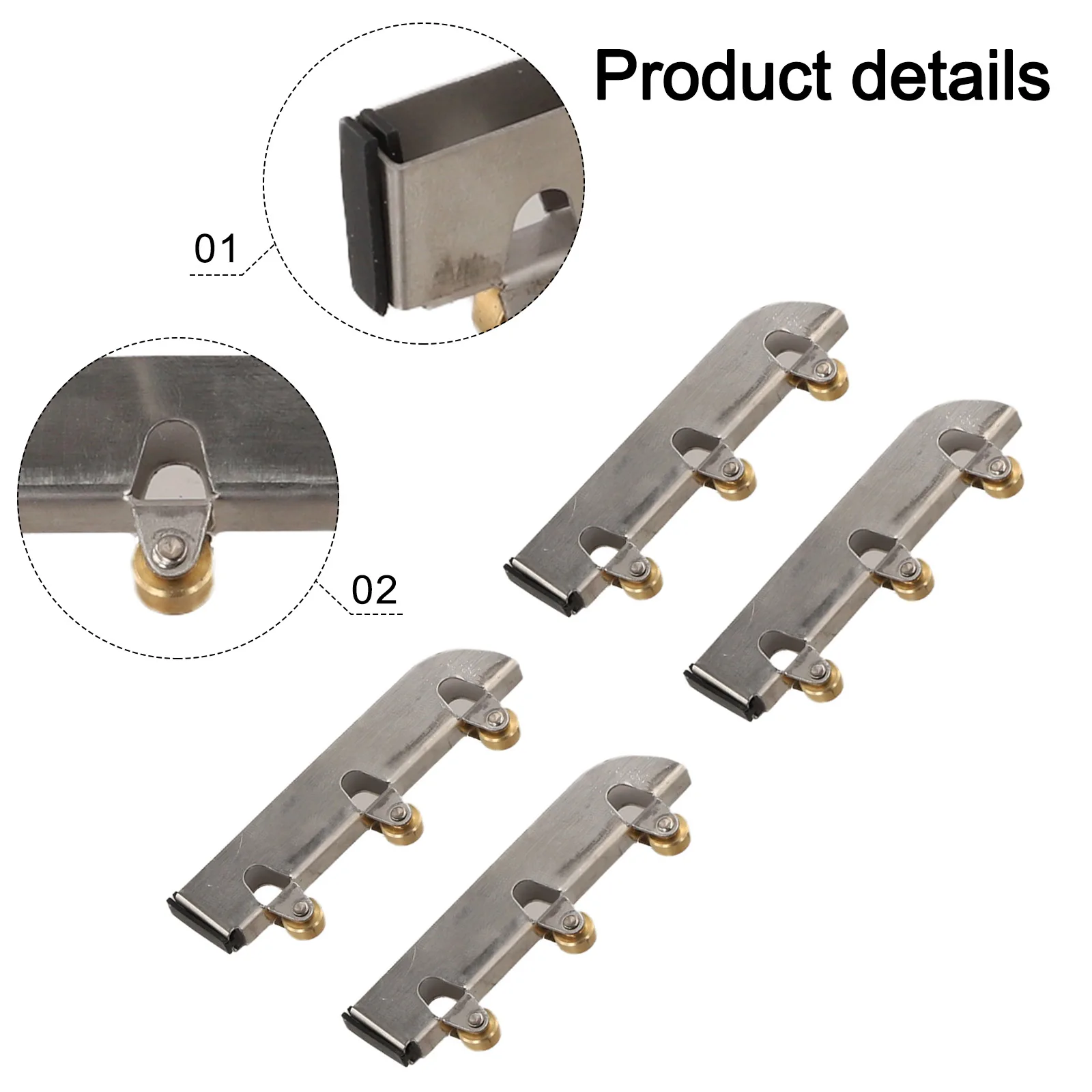 Cabinet Sliding Door Pulley Sliding Glass Door Wheel Pulley Clamp Display Cabinet Pulley Wheels Furniture Hardware