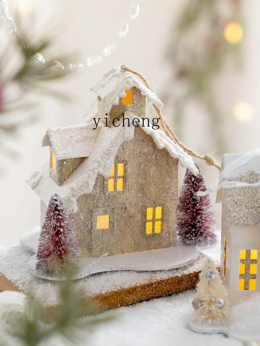 Décoration de noël lumineuse pour petite maison, accessoires d'ambiance, pédant