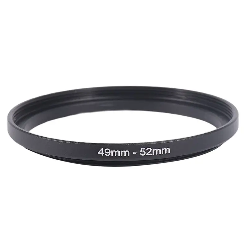 16 Pieces Step-Up Adapter Ring Set,Includes 49-52Mm, 52-55Mm, 55-58Mm, 58-62Mm, 62-67Mm, 67-72Mm, 72-77Mm, 77-82Mm-Black