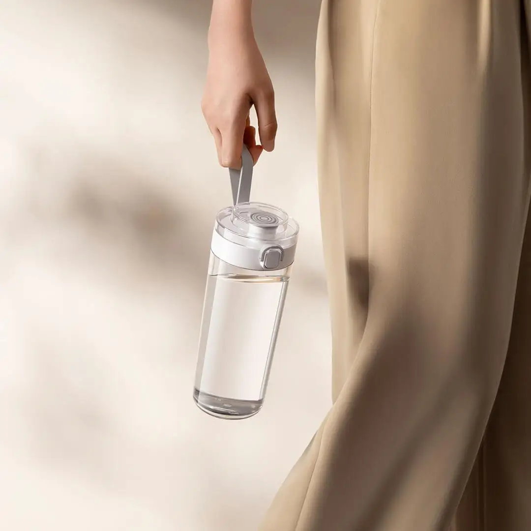 Xiaomi Mijia Outdoor Portable Sports Water Bottle Large Capacity Tritan 600ML Water Cup  Drink Bottle With