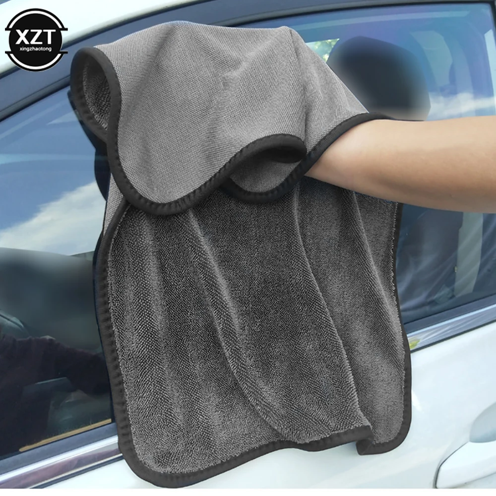 Microfiber Car Cleaning Towel Double-Sided Super Absorbent Car Wash Cleaning Cloth Scratch Proof Soft Lint Towels