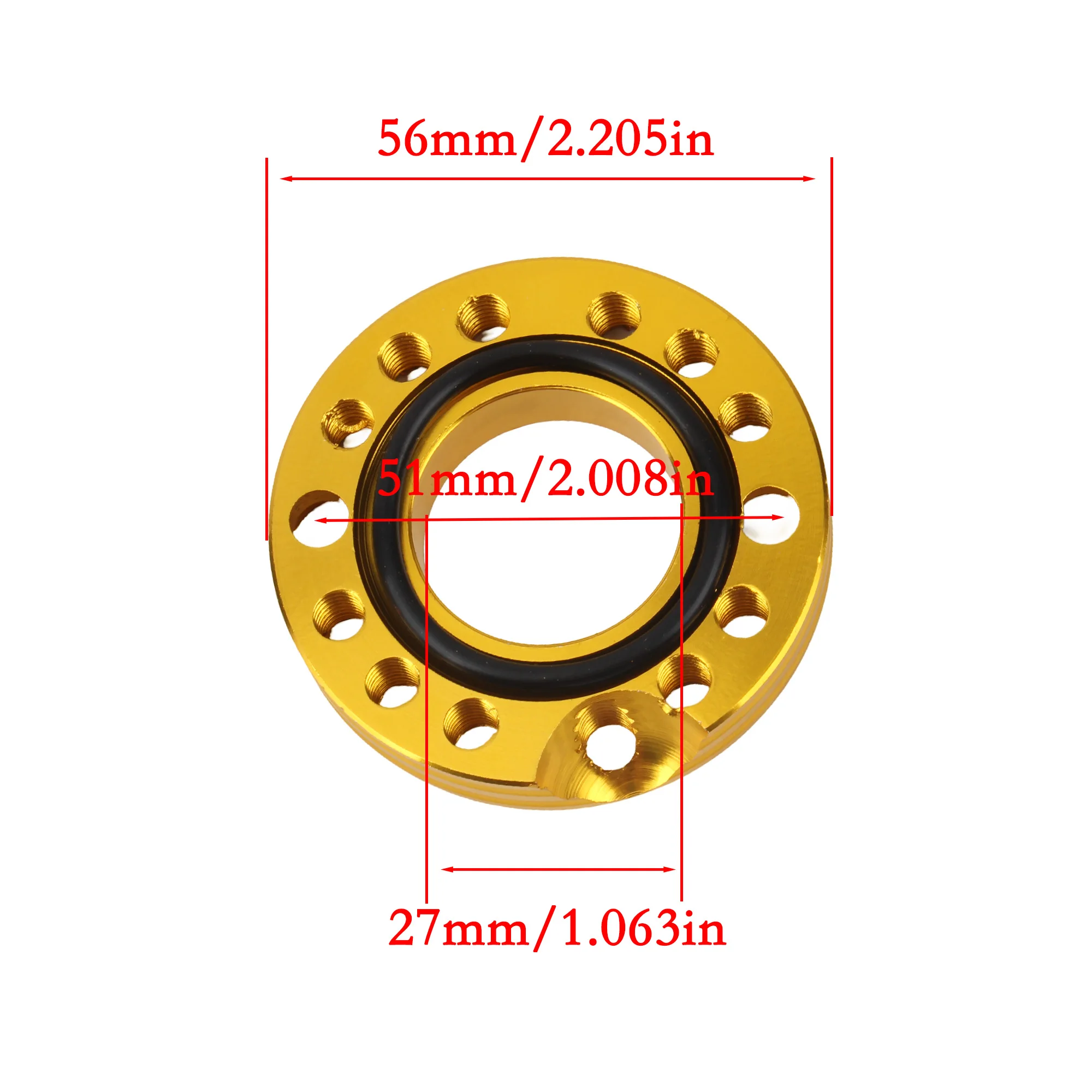 Motorcycle CNC Carb Carburetor Inlet Manifold Adjuster Flange Spinner Plate Adaptor ATV Dirt Pit Bike Universal  Accessories