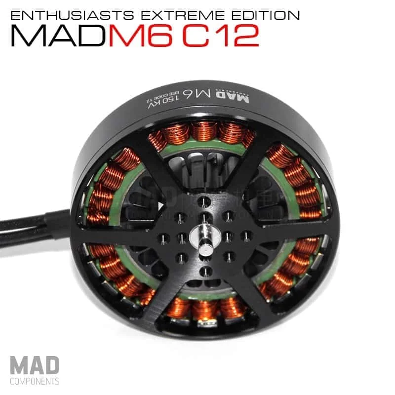 MAD Ultra-light RC Aircraft Brushless Motor Model Hover M6C 12 150kv 170kv 280kv 400kv For Car Multi-rotor vertical fixed-wing