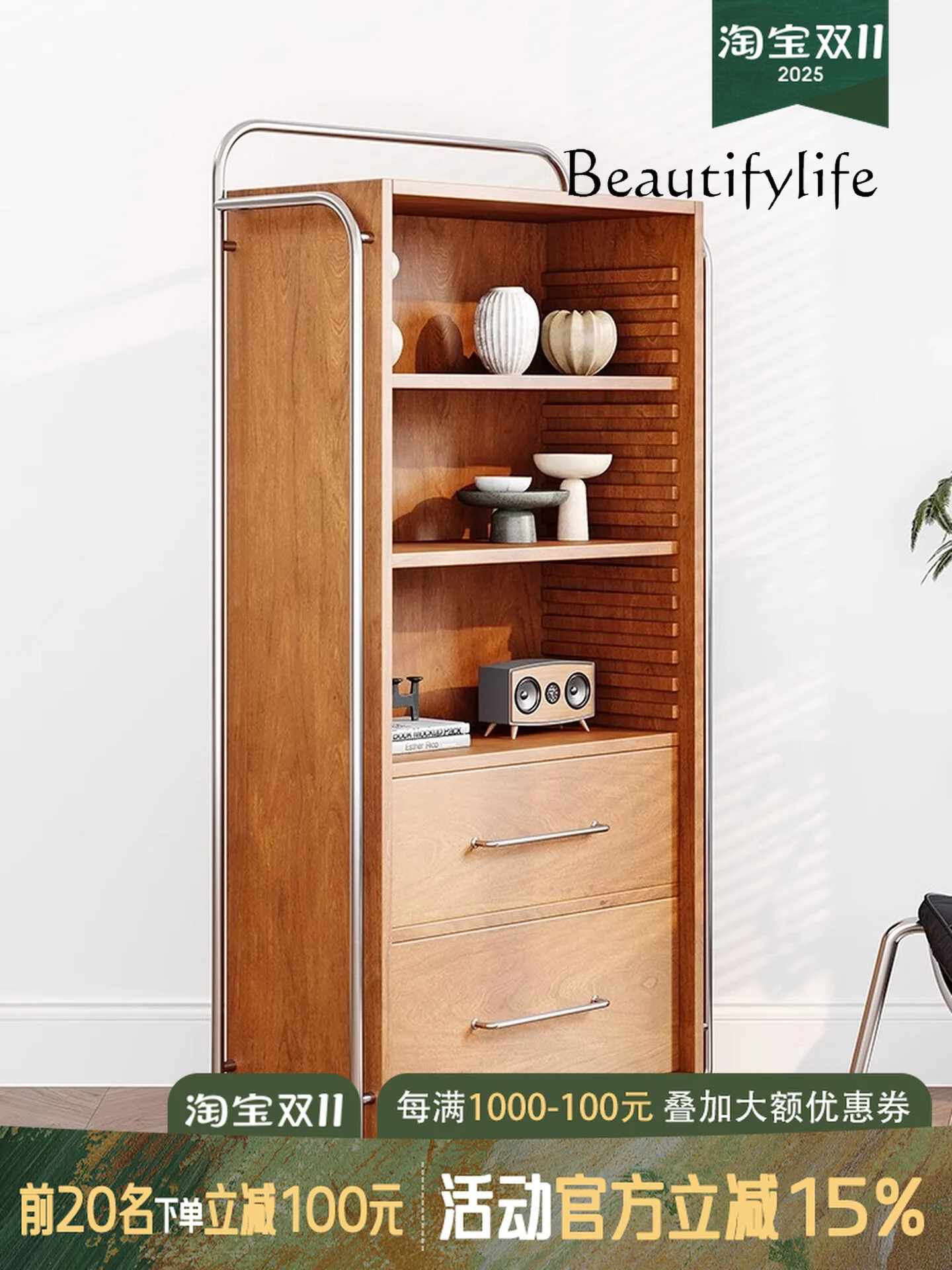 Cassettiera medievale in legno massello, camera da letto, mobile portaoggetti per soggiorno con specchio, armadietto laterale da pranzo retrò di design