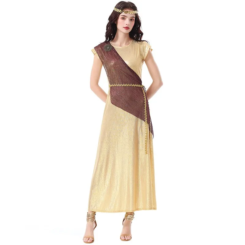 لوهوين الملكة الأساطير القديمة شخصية البني رداء الدكتور زي مرحلة الأداء التقليدية الصينية العرقية ملابس نسائية