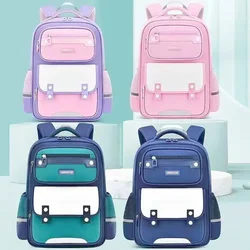 Primary School Bag Girl One Two Three Backpack Sixth Grade Bagpack Load Reduction Big Capacity Protect Spine Children Schoolbag