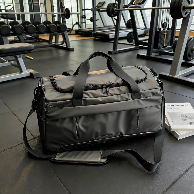 large-capacity-sports-travel-bag-men's-backpack-women's-crossbody-bag-fitness-gear-storage-bag-nylon-material-foldable