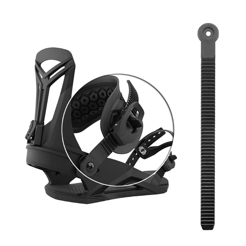 4 pçs cinta de escada de tornozelo de snowboard com parafusos bota de esqui cinta de ligação de skate de gelo durável