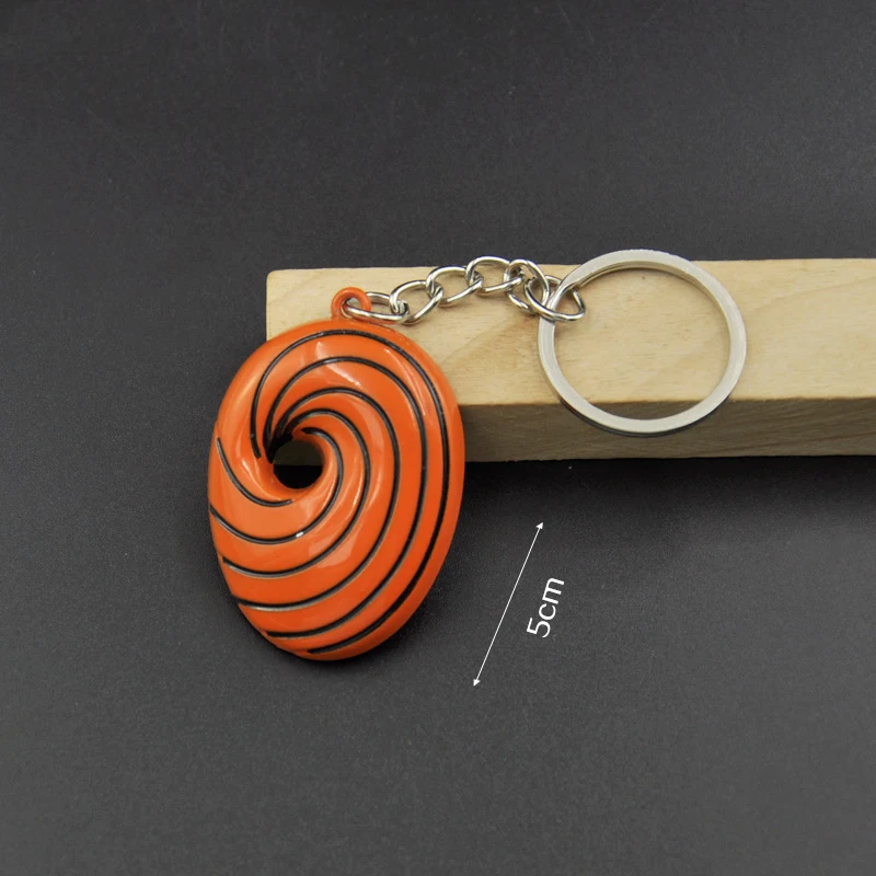 Anime Naruto Schlüssel bund Cartoon Uchiha Obito Uchihamadara Naruto Metall Schlüssel ring Anhänger Akatsuki Chaveiro Schmuck Souvenir Geschenke