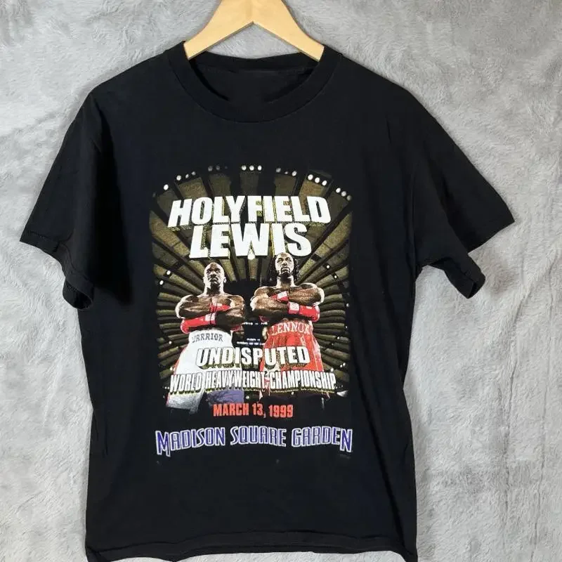 Evander Holyfield Vs Lennox Lewis Heavyweight Fight T Shirt Unisex 8D687