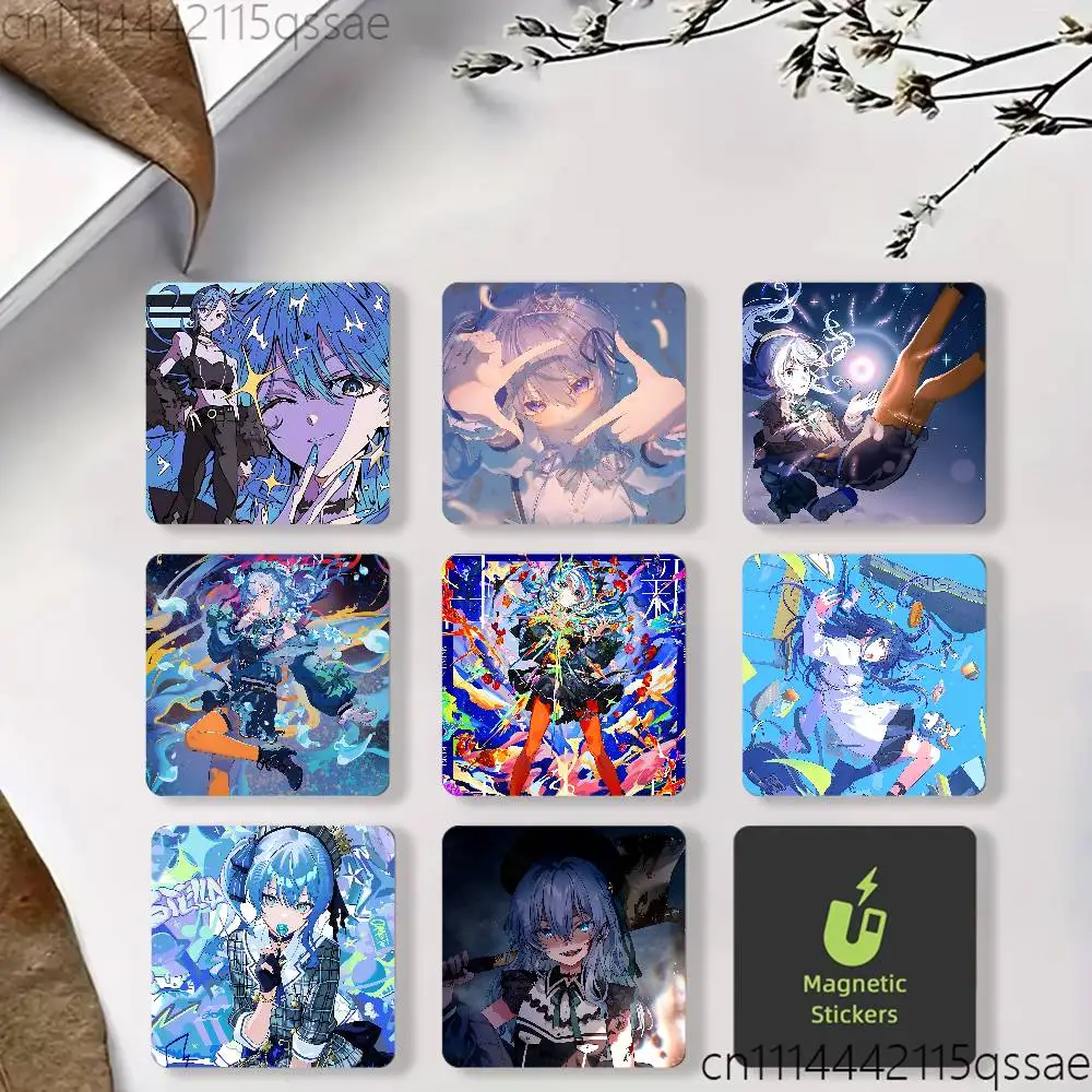 For Hoshimachi Suisei Refrigerator Magnet Creative Kitchen Home Decoration Soft Magnetic Decor Festival Gifts Multi Scene Use