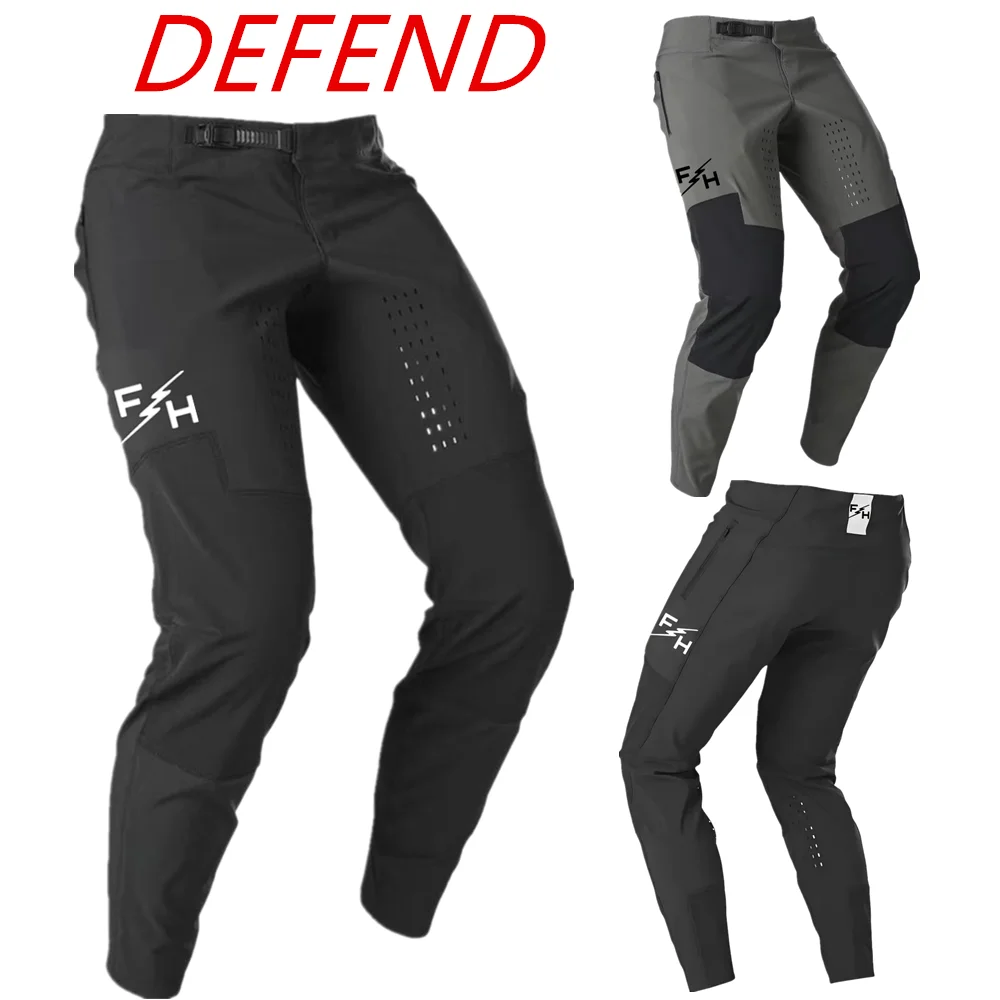 

2026.5 FH Defend MX MTB DH Pants Ride Mountain Bike Pants Motocross Dirt Bike BMX XC Enduro Cycling Pants Bicycle Pants 4colr