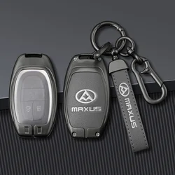 Zinc Alloy Leather Car Key Case Cover Shell for SAIC Maxus G50 Plus LDV D60 G10 G20 RV V80 V90 T60 T70 EUNIQ5 Auto Accessories