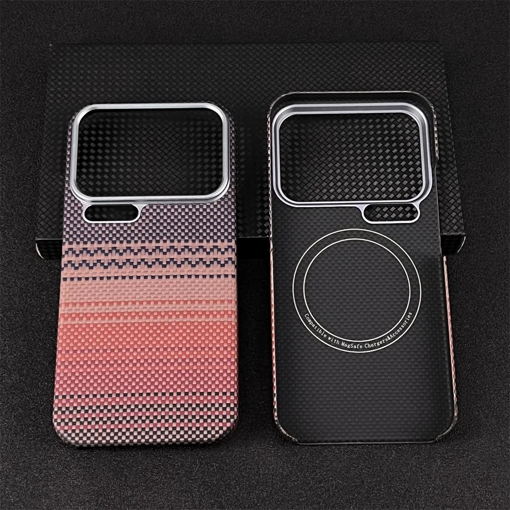 

Magnetic Case For Xiaomi Mi 17Pro Aramid Carbon Fiber Cover For Magsafe For Xiaomi Mi 17 Pro Max Cover Mobile Phone Accessories