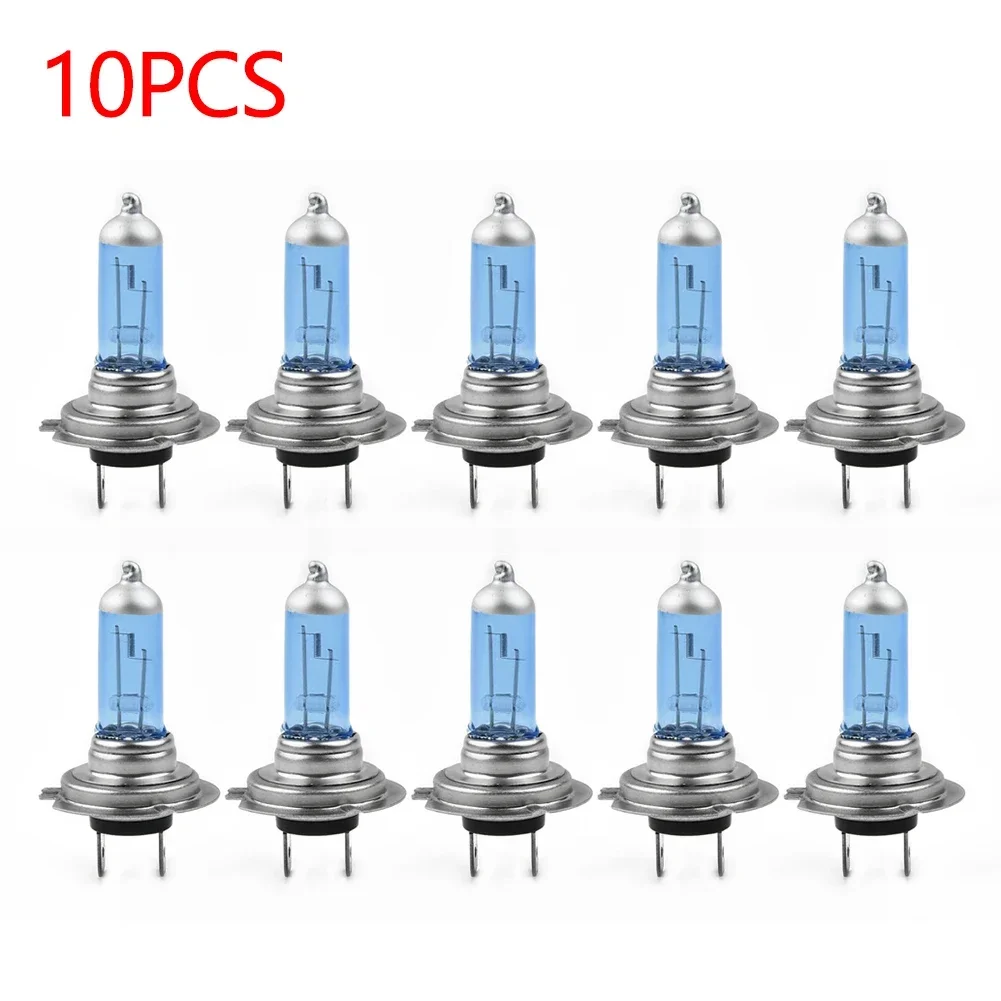 Lamp Xenon Bulbs Headlights Light Car 10pcs H7 55W White 6000K Halogen Part Replaces Stock Latest High Quality