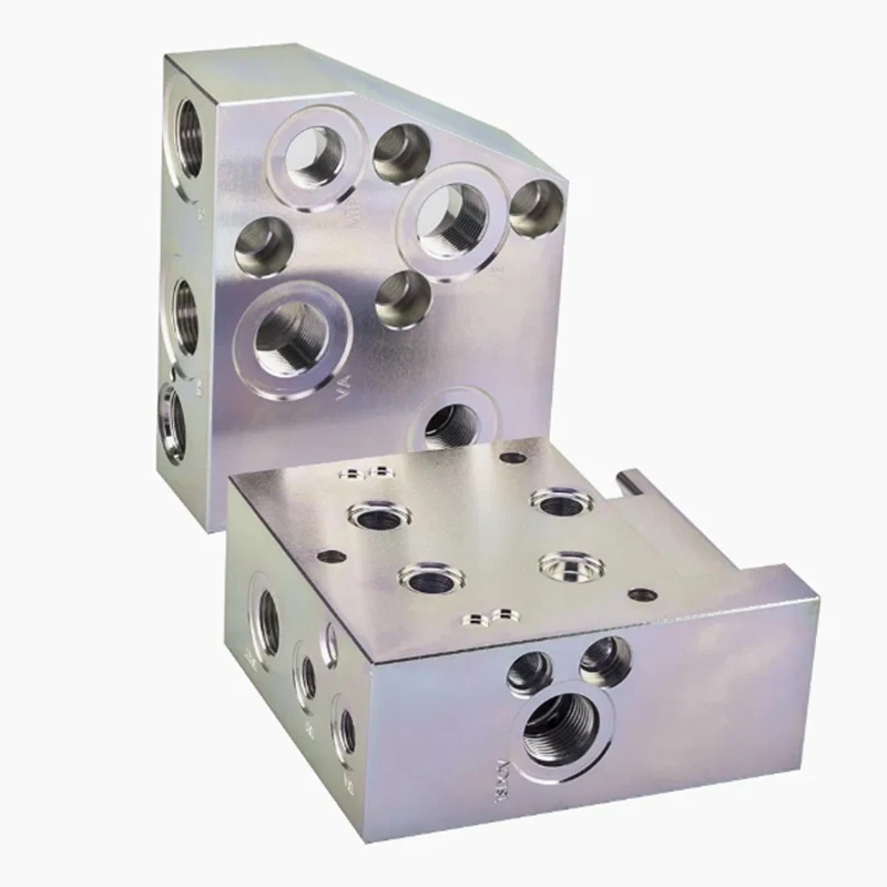

Custom CNC Machining High Pressure Steel Galvanized Hydraulic Manifold Hydraulic Valve Block