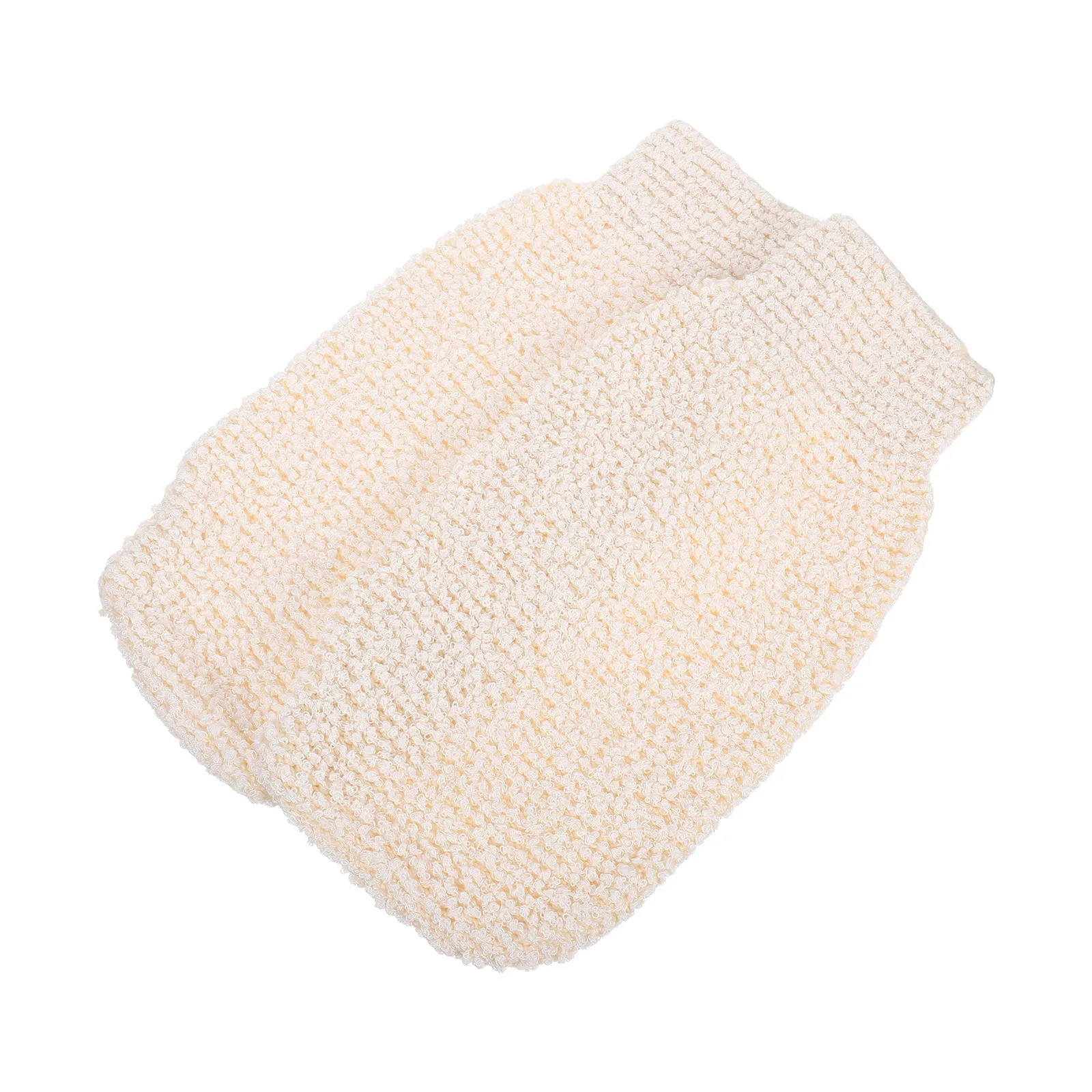 

2pcs Bathing Gloves Bamboo Fiber Exfoliator Body Massage Back Scrubber Reusable Machine Washable Skincare Tool Dead Skin Pore