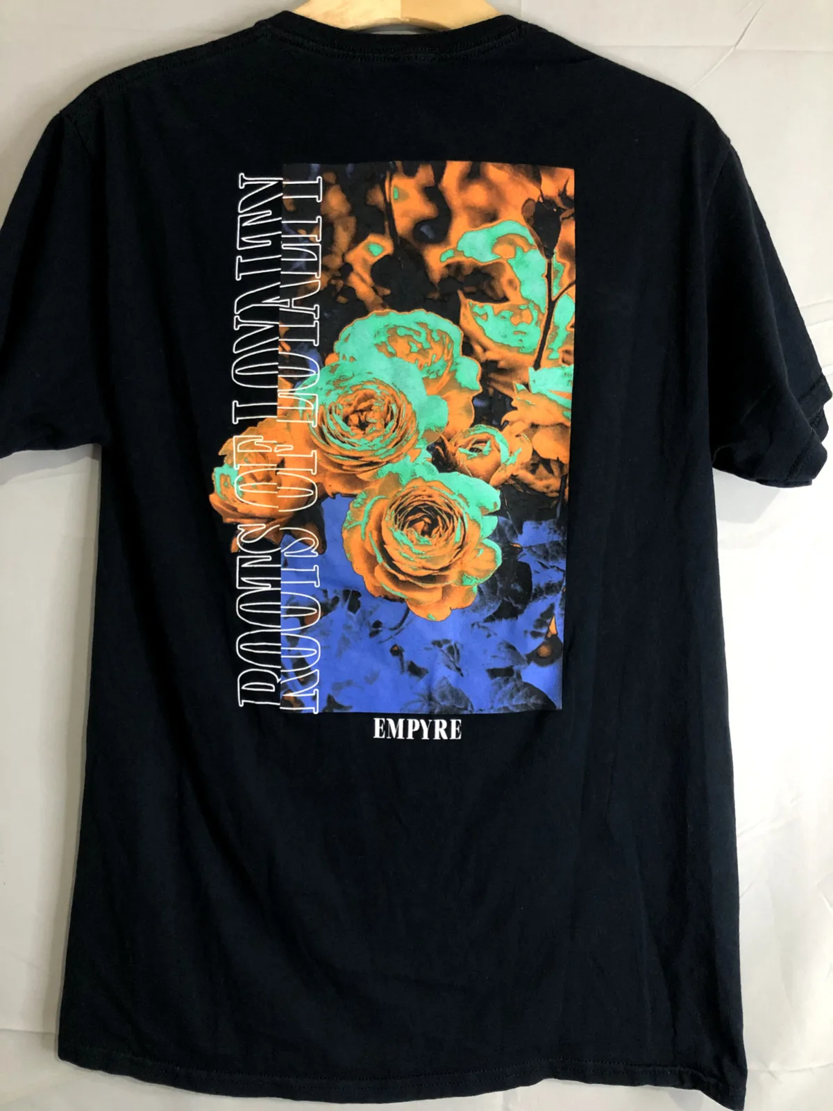 Empyre 'Roots Of Loyalty' Graphic Tee Men's Size M T Shirt Floral Double Sided