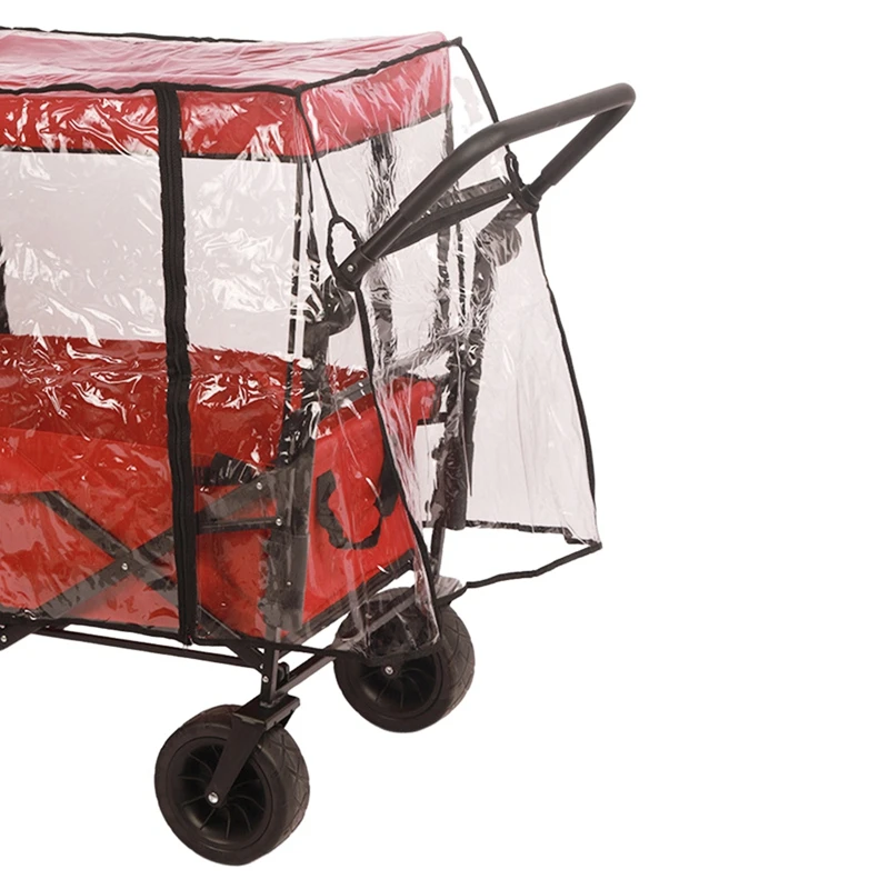 1 Piece Camping Trolley Rain Cover Camping Equipment PVC Garden Picnic Wagon Stroller Cart Waterproof Cover