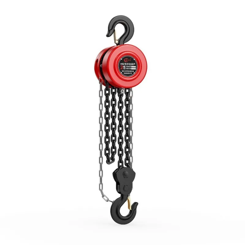 Hand Chain Hoist 2 Tons 3M Hand Cranked Household Lifting Equipment Manganese Steel Chain Hoist To Save Effort