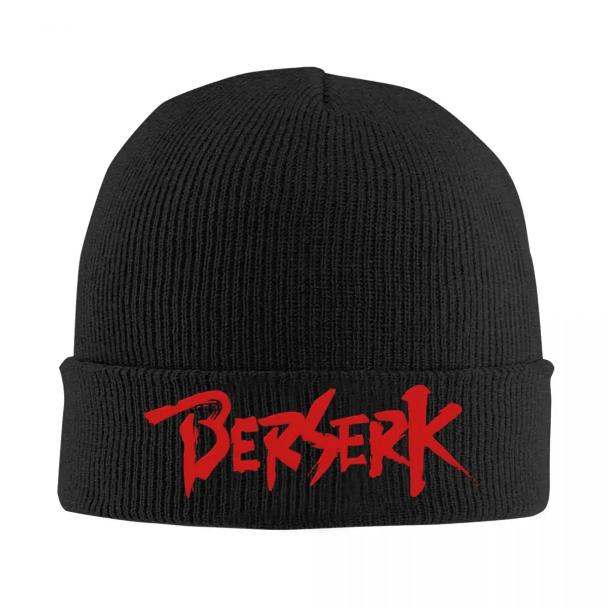 Berserk Japan Anmie Knit Cuff Beanie For Women Men Winter Warm Skullies Knitted Caps