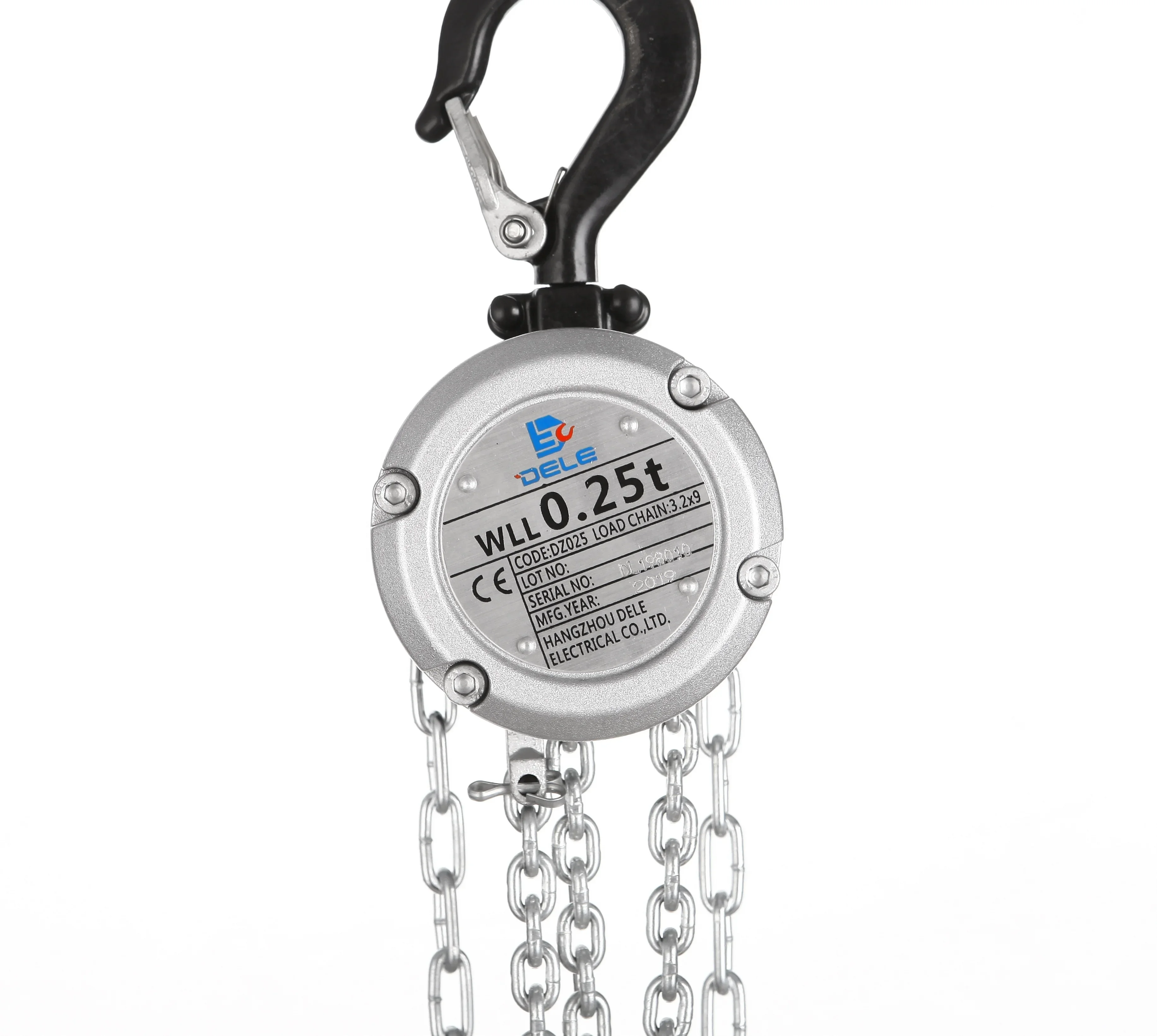 Hot Sale Mini Manual Chain Hoist 0.5T Aluminum Alloy Lever Block Chain Hoist Roof Hoist