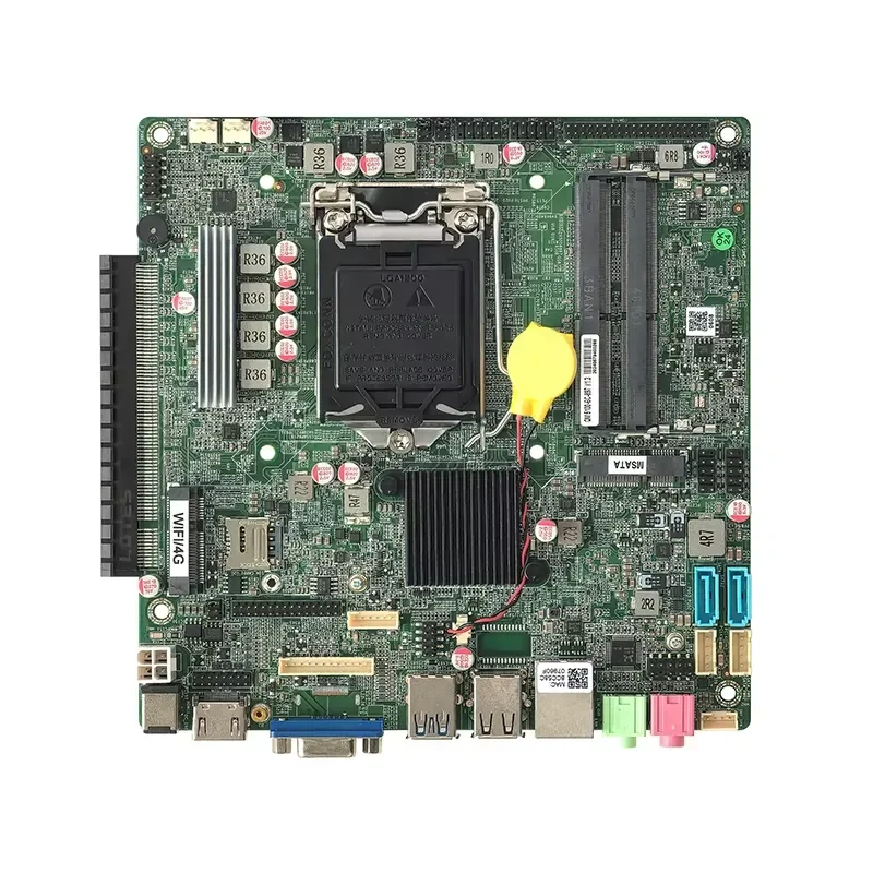 BOLRZO 2026 ELSKY H510 chipset LGA 1200 main board with PCI-E X16 QM5100 barebones 10th/11th generation main board
