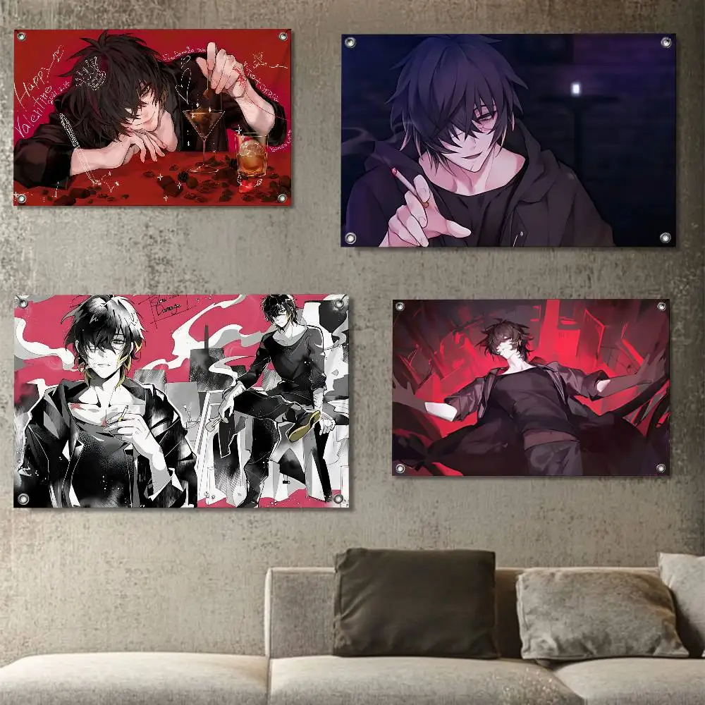 

Madarame Towa Rei Slow Damage High-Quality Flag Tapestry Printed Wall Decor Indoor Outdoor Use for Party Home Bar