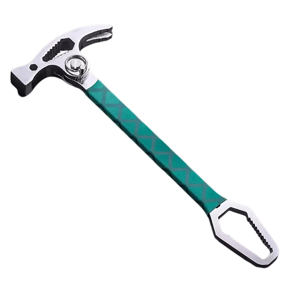 

Sheep Horn Connected Sheep Horn Hammer Folding Design Adjustable Multifunctional Hammer V-shaped Nail-pulling Self Tightening