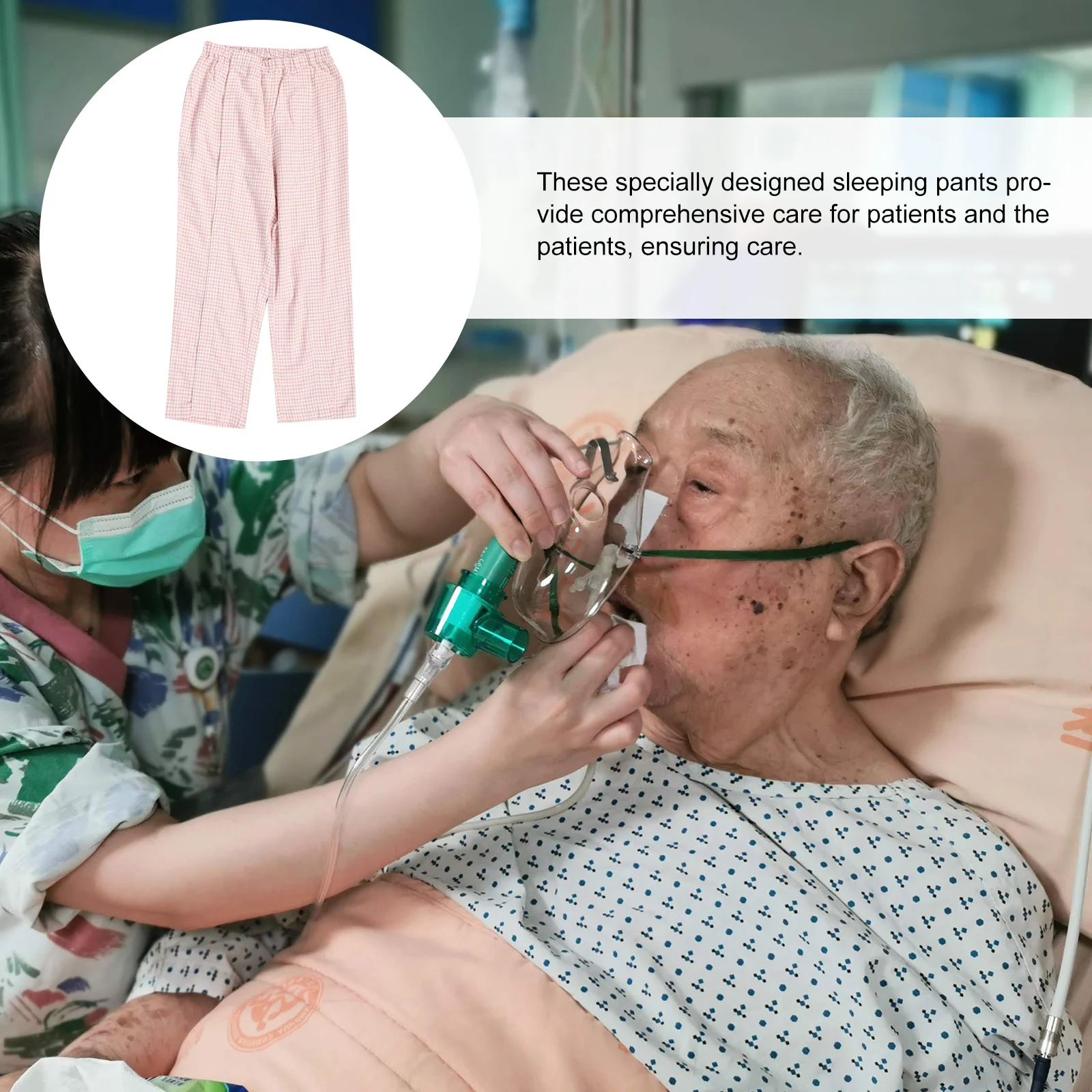 

Trousers Nursing Sickness Suit Elderly Protectors for Women Hospital Gown Patient