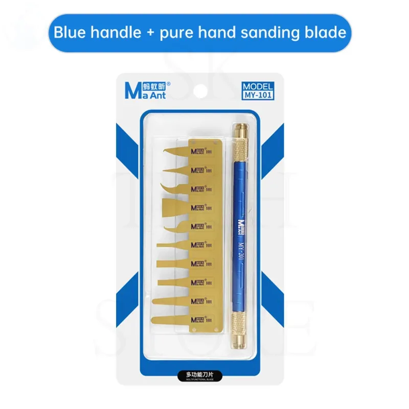 MaAnt MY-201 Hand Polished Blades Knife For IPhone CPU NAND CHIP IC Remove Layered Edge Scraping Glue Disass