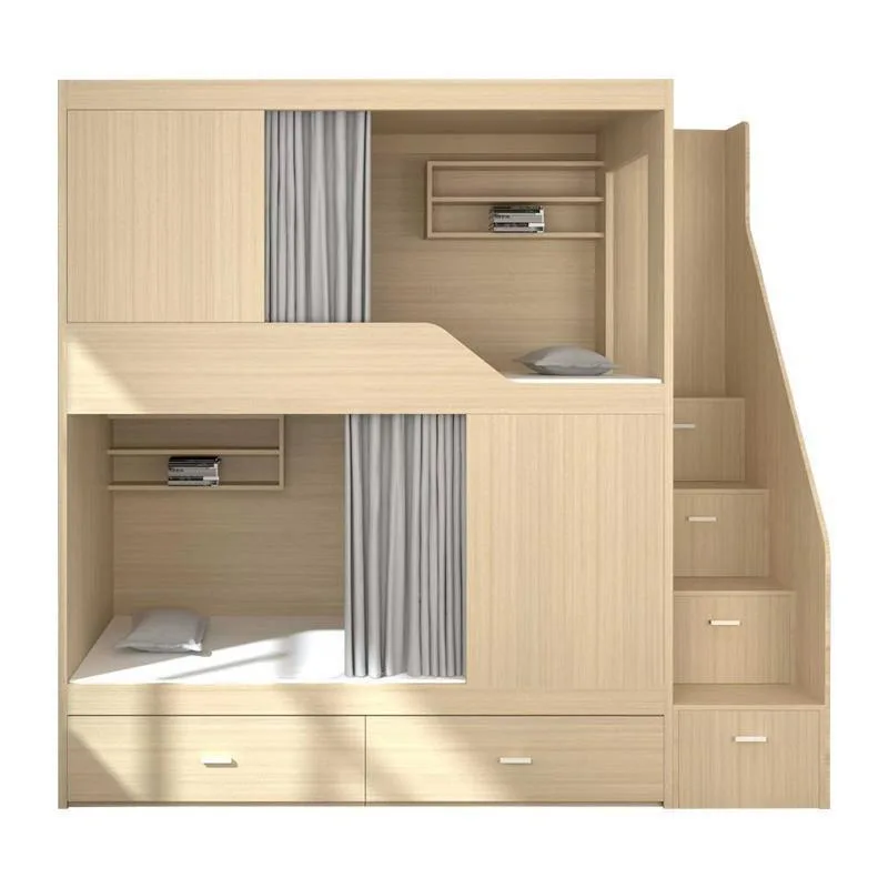Modern simple solid wood hotel apartment space capsule all-inclusive solid wood integrated combination