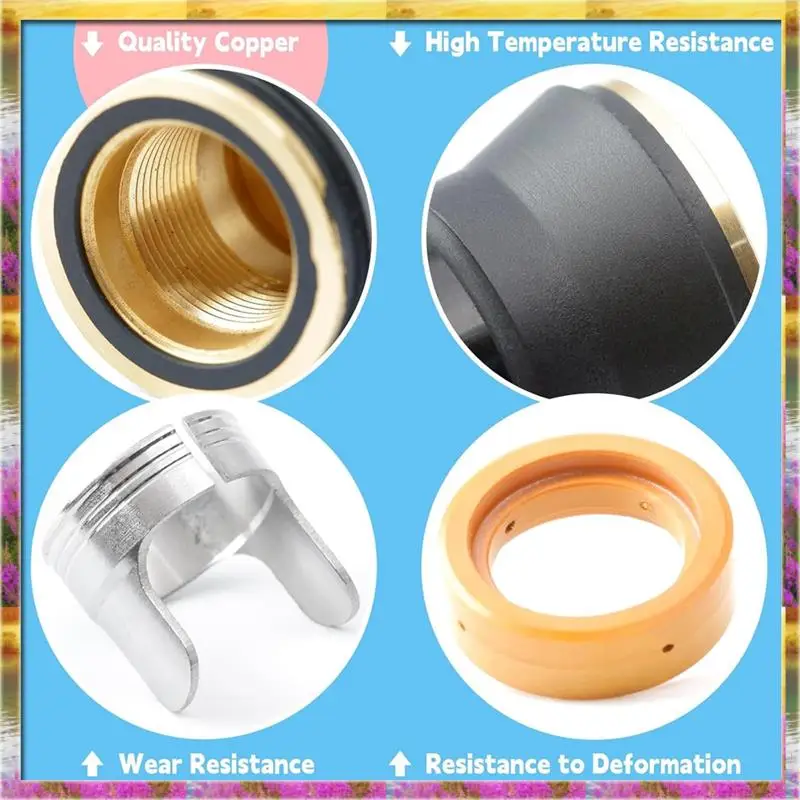 Easy Use Replacement Tip Kit 2 Pack For Harbor Freight Forging Titanium Plasma Cutter 45 IPT-45 TI-PC45 56255