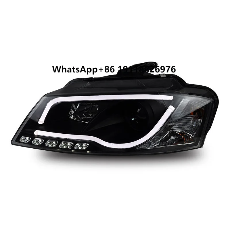 

Car Lights for A3 Headlight Projector Lens 2008 2009 2010 2012 Signal Head Lamp LED Headlights Drl Automotive Accessory