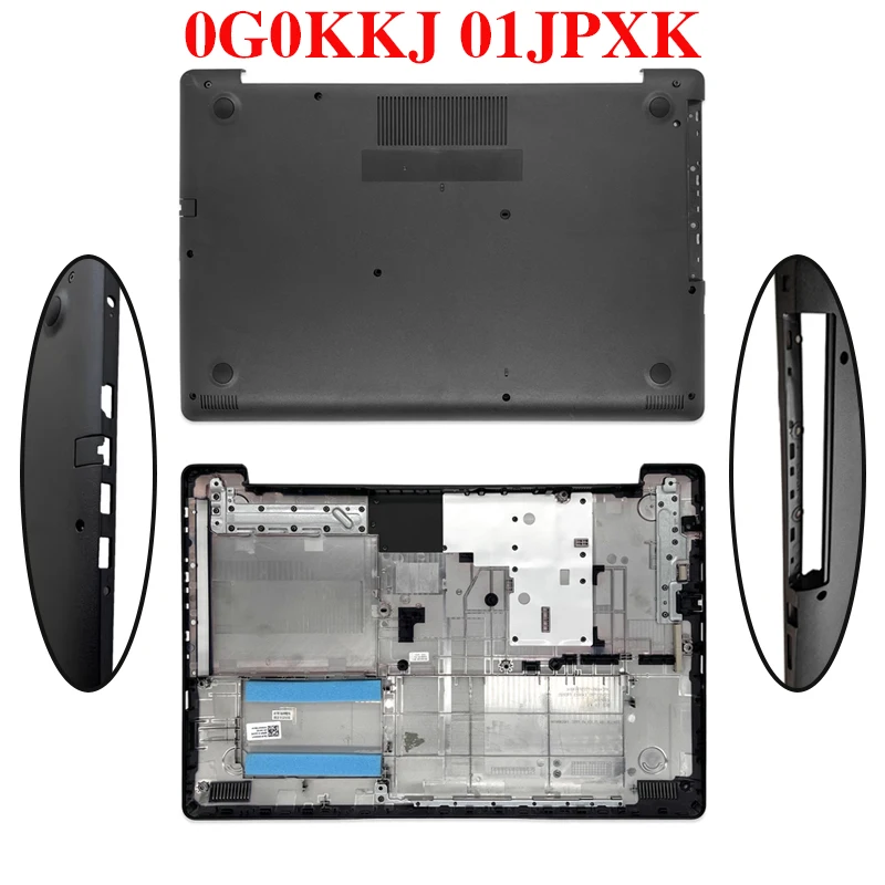جديد شاشة أجهزة الكمبيوتر المحمولة LCD الغطاء الخلفي/الإطار الأمامي/Palmrest/الغطاء السفلي ملحقات الكمبيوتر المحمول لديل انسبايرون 15 3583 3582 3580 3585