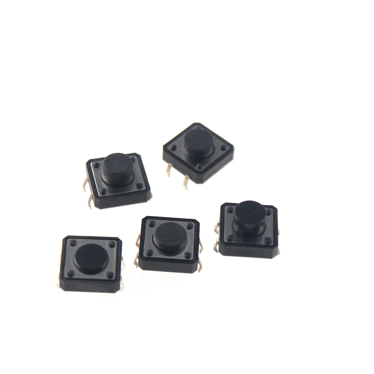 20PCS/Lot 12*12 Push Button Switch 12*12MM Light Touch Vertical-Type H= 5/6/7/8/9/10/11/12/13/14/15mm