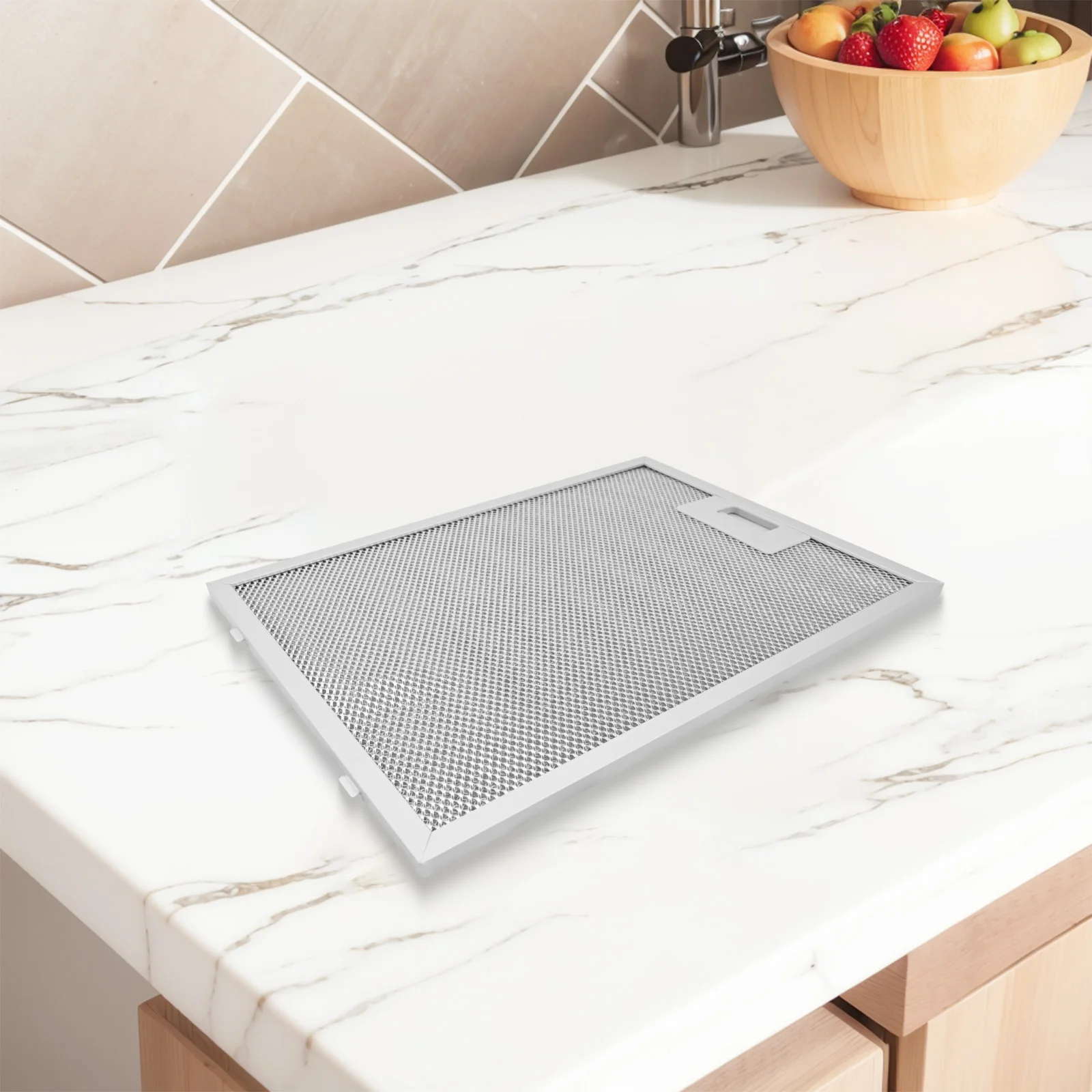 Silver Cooker Hood Filters Metal Mesh Extractor Vent Filter 346 X 256 X 9MM Stainless Steel Filter Hood Filter Home Improvement