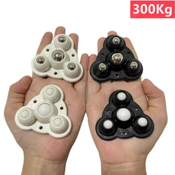 New 4Pcs Self Adhesive Type Mute Ball Universal Wheel 300Kg 4 Beads Furniture Casters Wheels Stainless Steel Wheel 360° Rotation