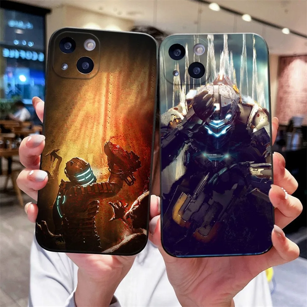 

Game Dead Space Phone Case For iPhone 14,13,12 Mini 11 Pro XR,X,XS,MAX 6S,7,8 Plus Silicone Cover Soft black