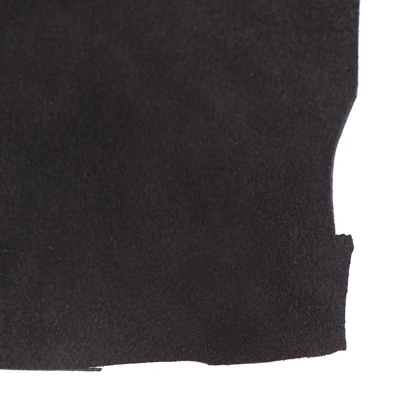 Black Color Soft Genuine Leather Fabric Sheet Real Goat Skin Piece Sewing Leather Material thickness 0.6mm