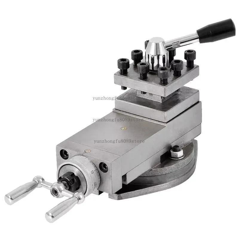AT300 Quick Change Tool Holder, 80mm Stroke Metal Lathe Tool Assembly, Professional Mini Lathe Accessory