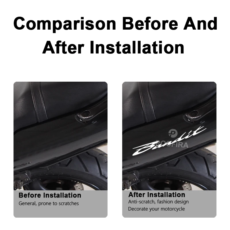 POSFIRA Motorcycle Sticker Waterproof Decals for Suzuki Bandit 600 650 1200 400 GSF Accessories GSF600 GSF650 Motorbike Stickers