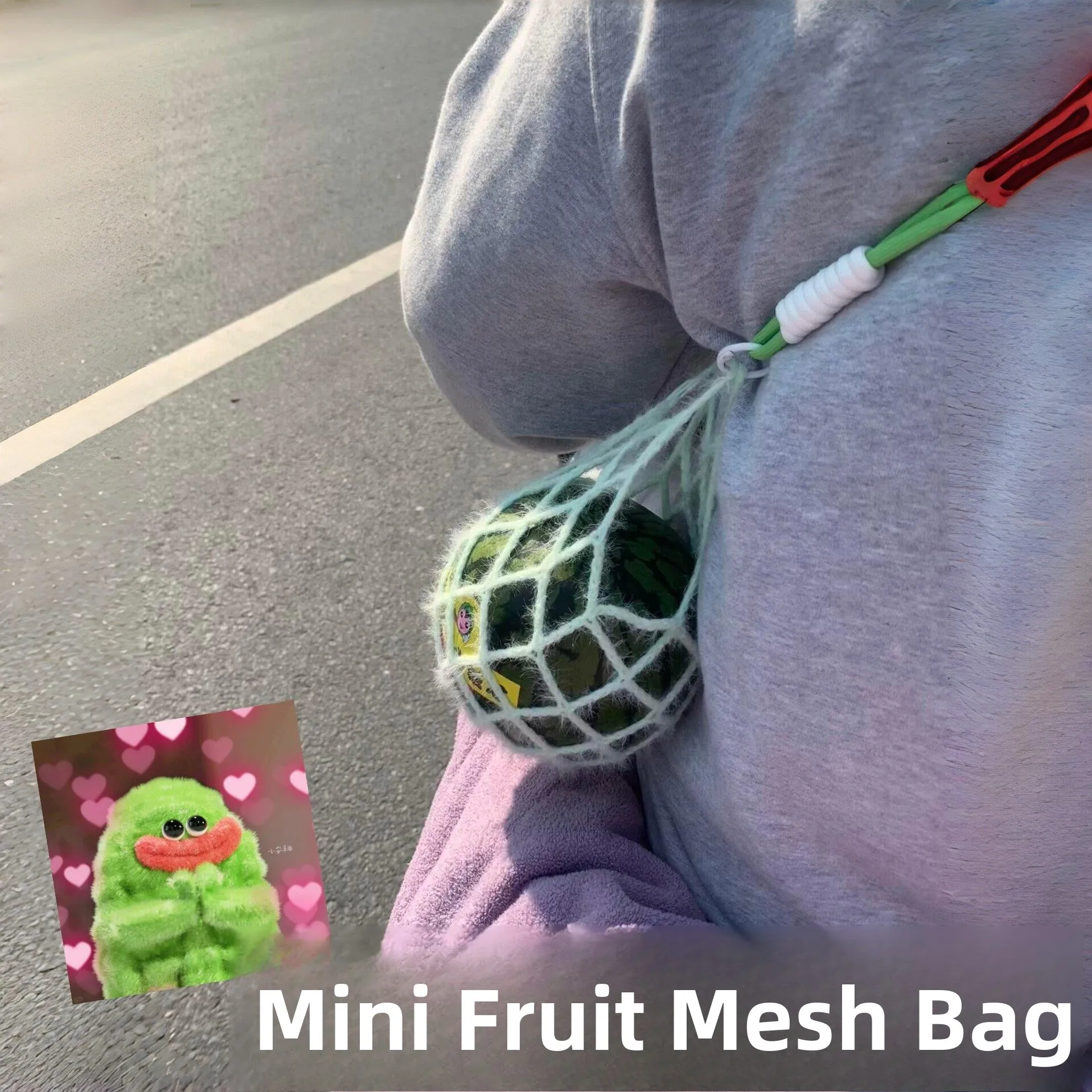 fruit-mesh-bag-hanging-handmade-diy-material-pack-creative-multi-functional-storage-decoration-backpack-pendant