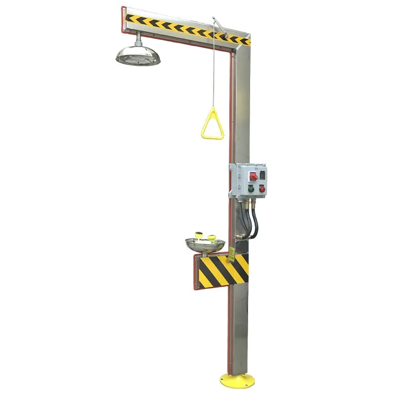 Anti-freeze electric tracing stainless steel emergency shower device eye wash double-layer filter explosion-proof BT4