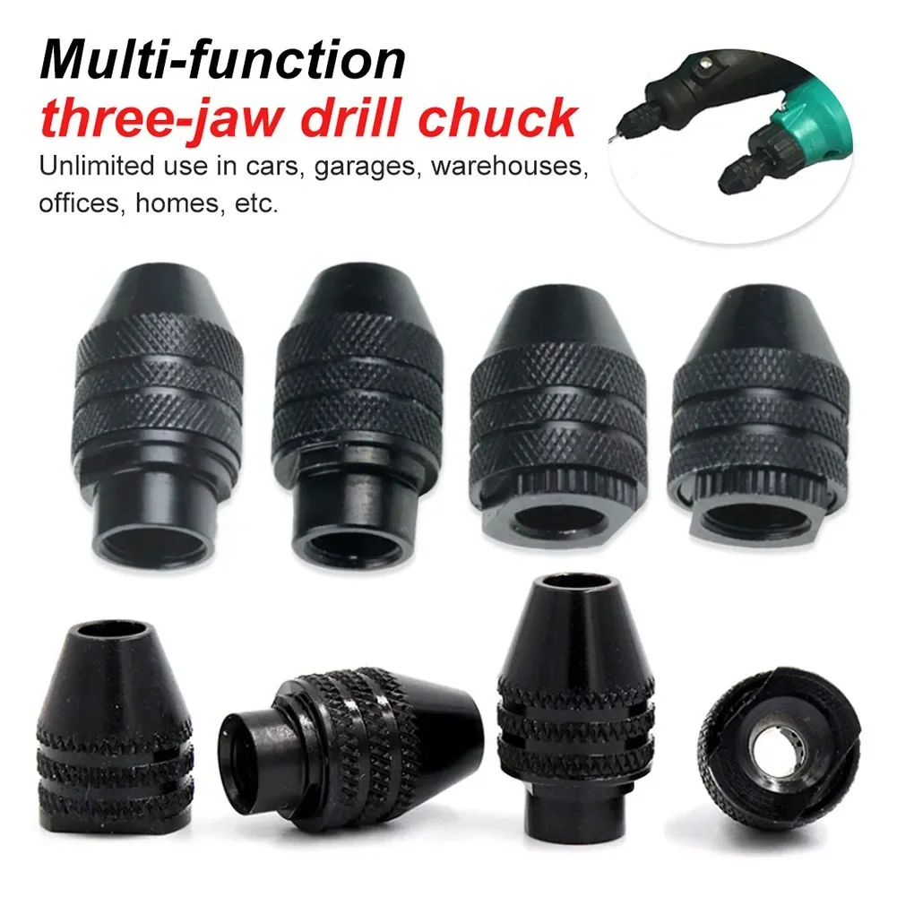 0.3-3.4mm Mini Multi Chuck Keyless Quick Change Three-Jaw Drill Chuck M7 M8x0.75 Corded Rotary Tools Multi Drill Chuck