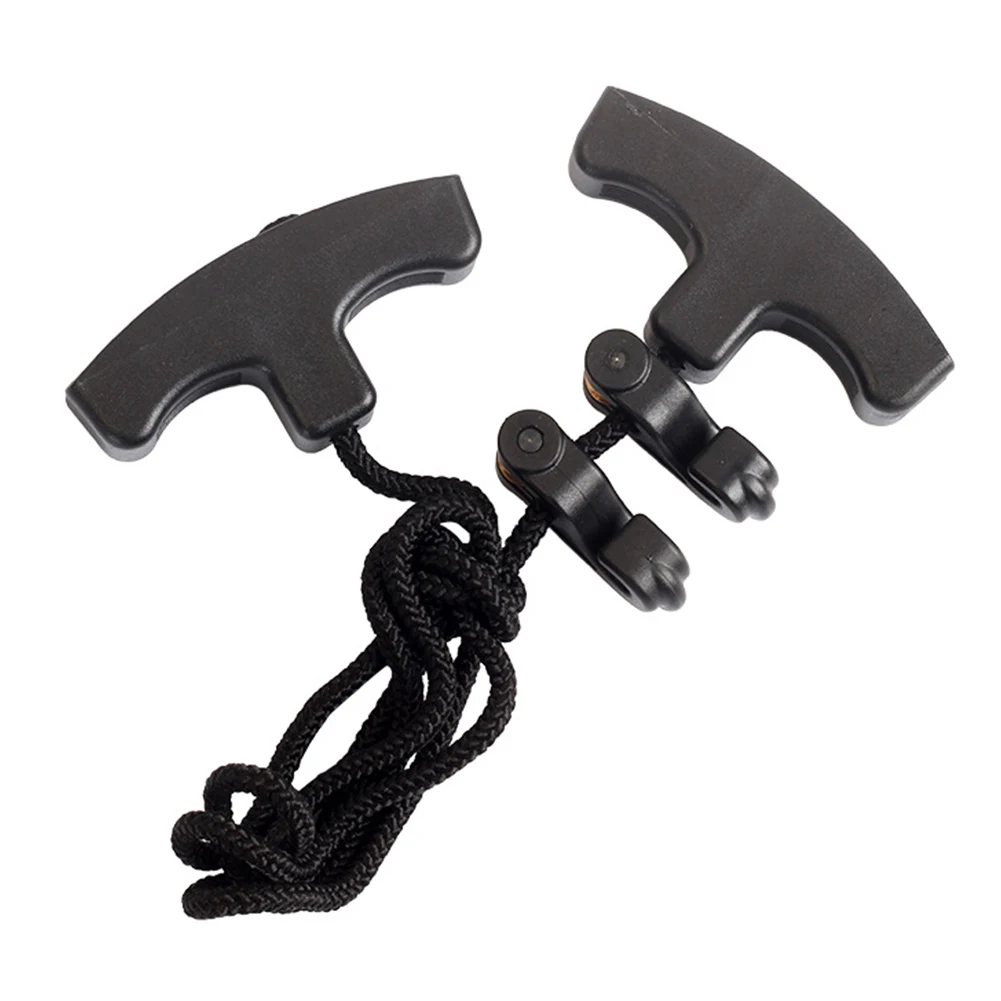 Crossbows Cocking Device Cocking Aid Ergonomic Handle Double Handle Strings Cocking Tool Rope Cocking Device Hunting Accessories