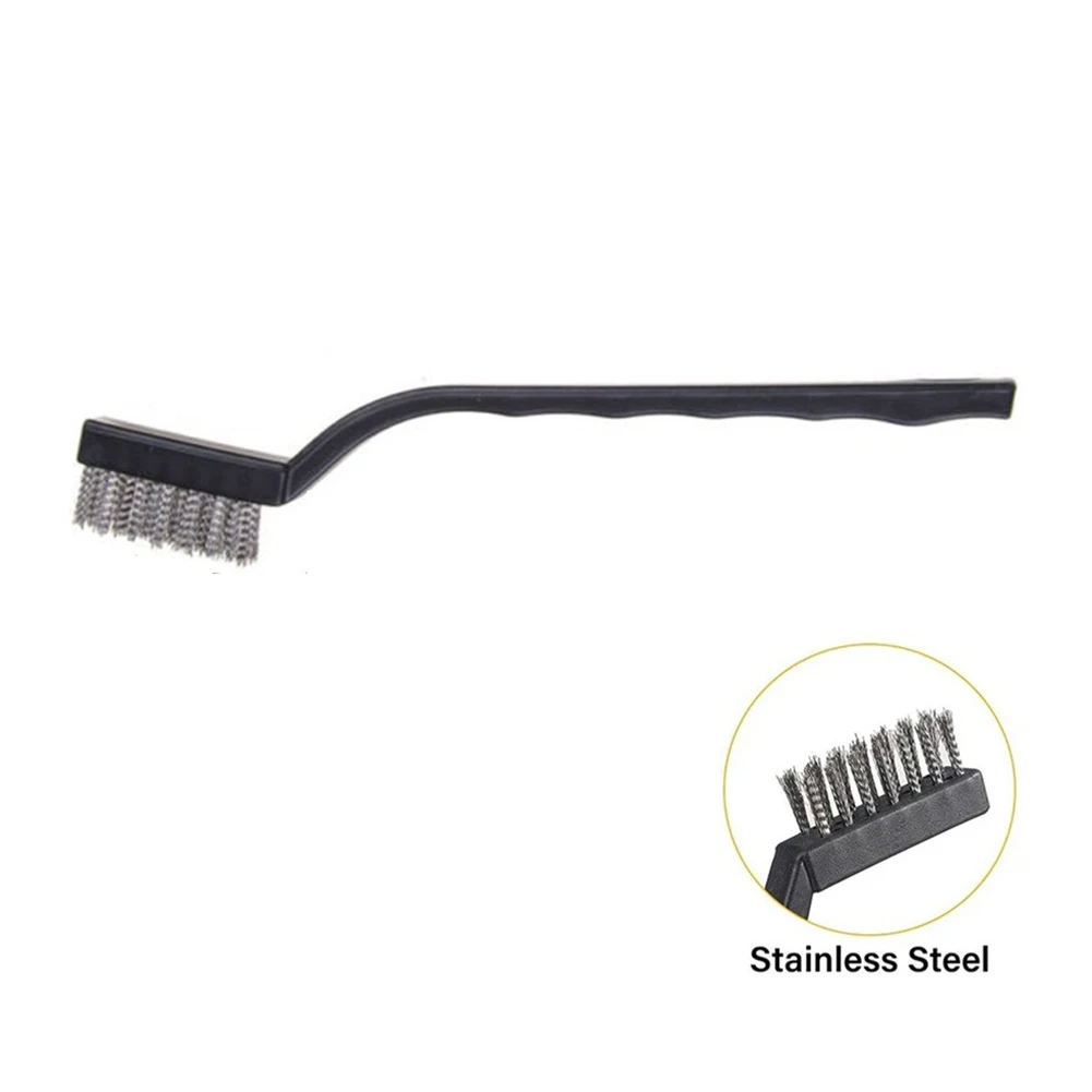 Stainless Steel Wire Brush Rust Scrub Remove Cleaning Tools Paint Metal Polishing Burring Nylon / Copper Wire Brushs