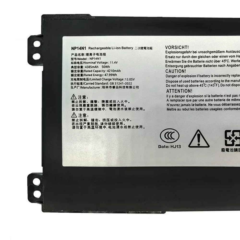 NP14N1 PT427281-3S 11.4V 50Wh 4385mAh بطارية كمبيوتر محمول عالية السعة لسوني VAIO VJSE41G11W ل Getac Primus NX101 NX201 #4